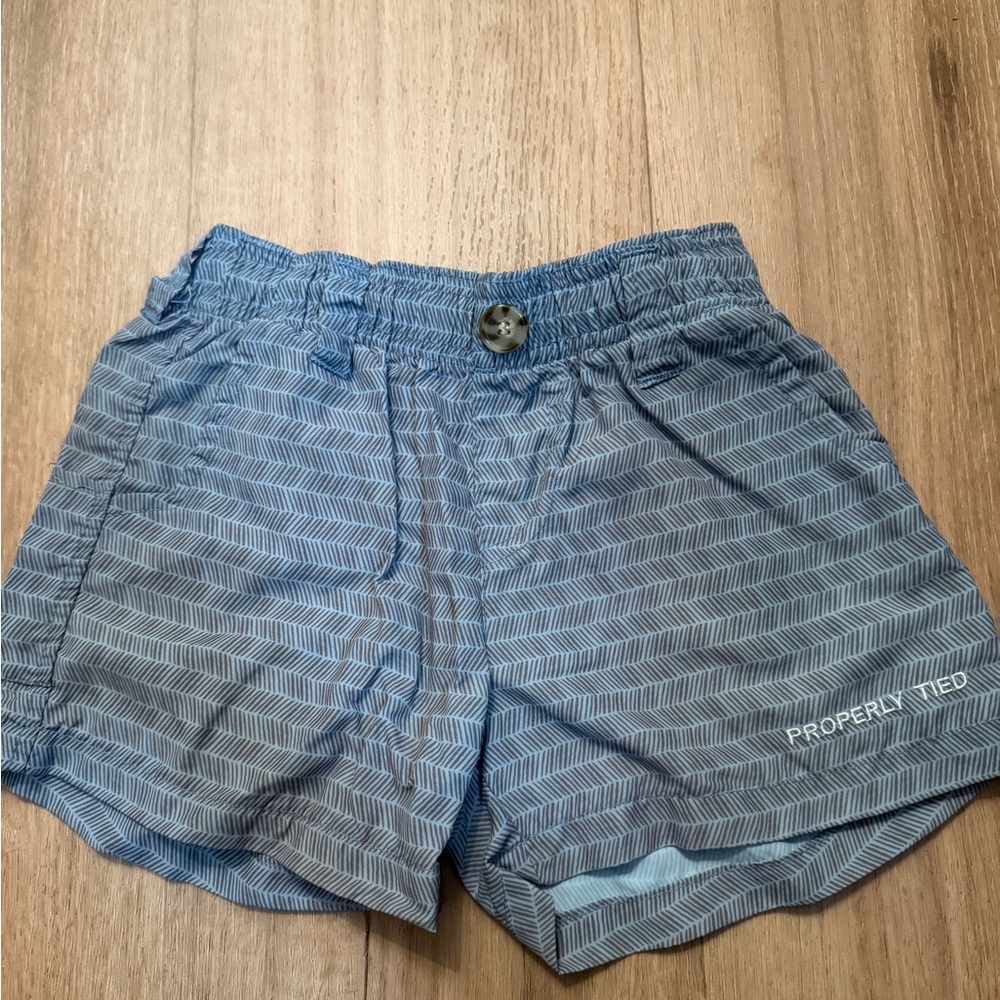 Properly Tied Blue Kids Shorts